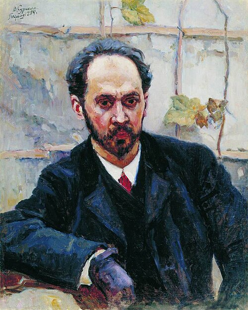 Портрет Iosif E. Krachkovsky, 1884, Vassili Sourikov