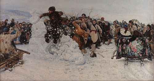 La Prise de la forteresse de neige, 1891, Vassili Sourikov