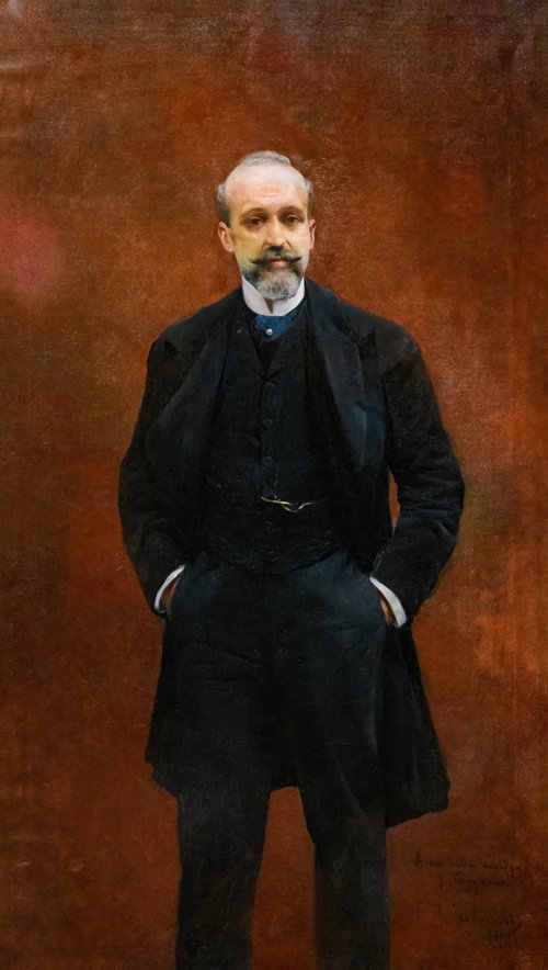 Portrait de Josep Puigcarbó, 1901, Josep Cusachs Cusachs
