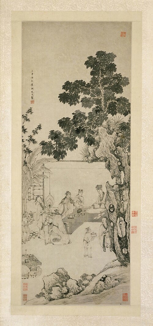 尤求品古图轴, 1572, You Qiu