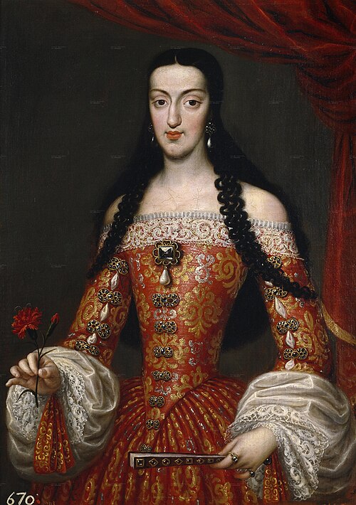 Marie Louise d'Orleans, reine d'Espagna, 1679, José García Hidalgo