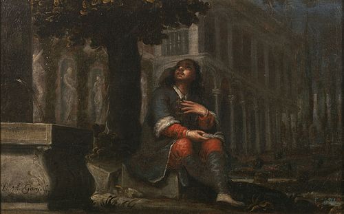 Conversion de Saint Augustin, 1687, José García Hidalgo