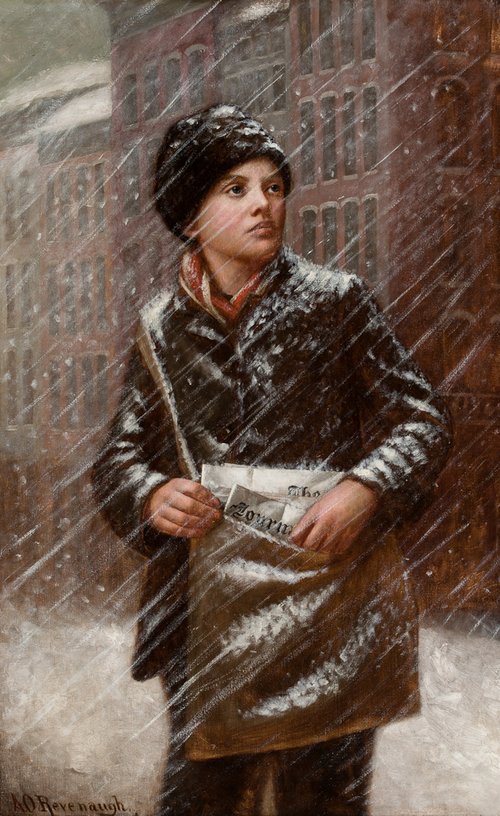 Newsboy, 1900, Aurelius O. Revenaugh