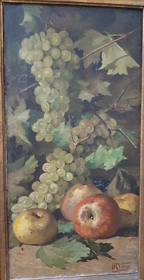 Uvas e Maçãs, 1900, João Rodrigues Vieira