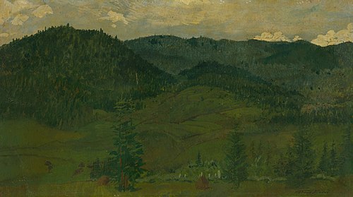 Horská krajina, 1907, Nándor Katona