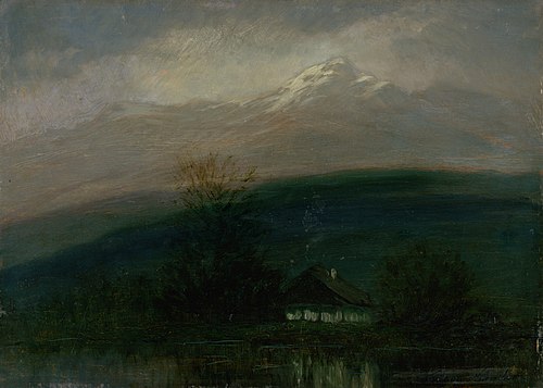 The Tatra Mountain in the Night, 1890, Nándor Katona