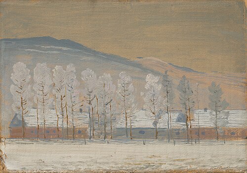 Winter Landscape near Ždiar, 1900, Nándor Katona