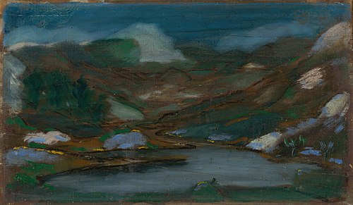 Mountain Landscape, 1910, Nándor Katona