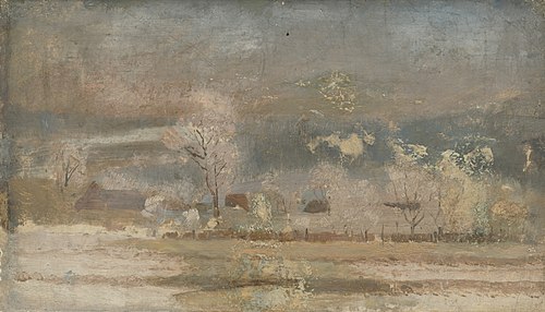 Winter Landscape, 1900, Nándor Katona