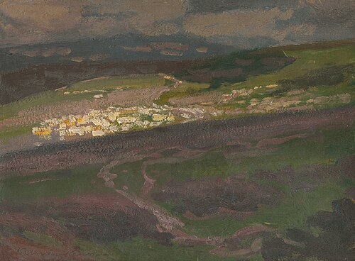 Early Spring below the Tatra Mountains, 1900, Nándor Katona