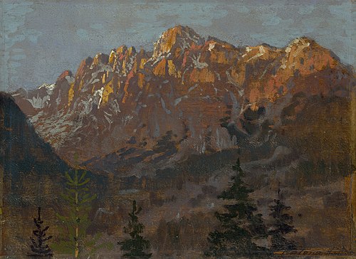 Tatras Motif, 1900, Nándor Katona