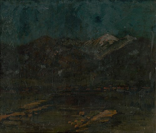 View of the High Tatras, 1900, Nándor Katona