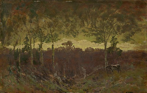 Early Evening Tatras Landscape, 1900, Nándor Katona