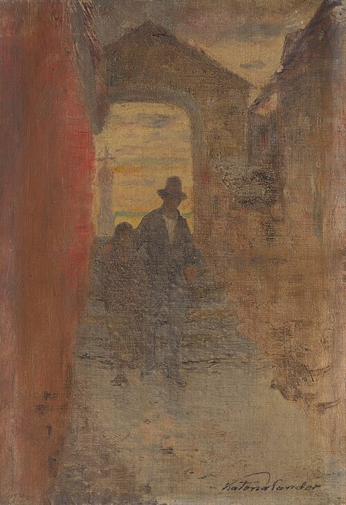 From the Cemetery, 1900, Nándor Katona