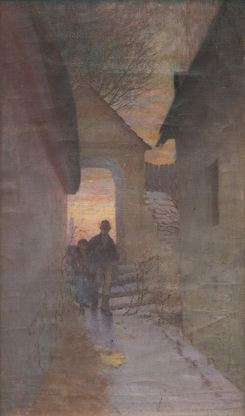 V uličke, 1891, Nándor Katona