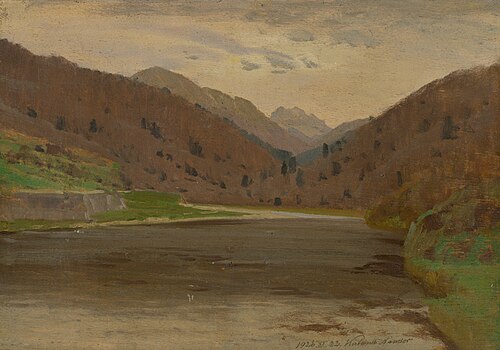 Horská krajina, 1926, Nándor Katona
