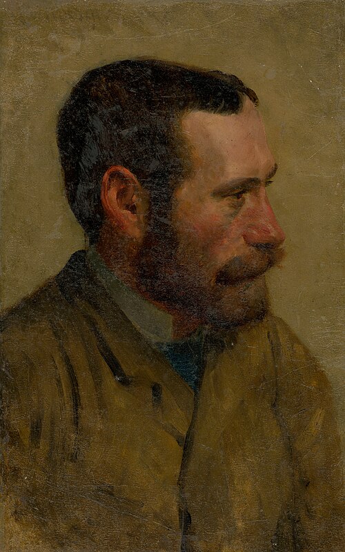 Autoportrait, 1887, Nándor Katona