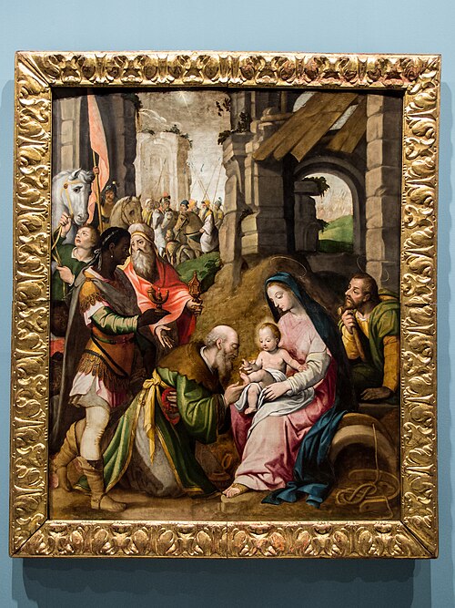 The adoration of the kings, 1568, Pablo Esquert