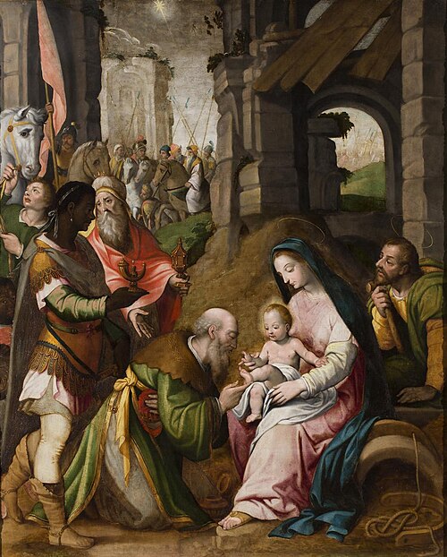 Anbetung der Könige, 1575, Pablo Esquert