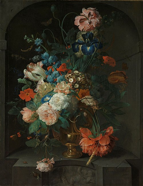 Still Life with Flowers, 1721, Coenraet Roepel