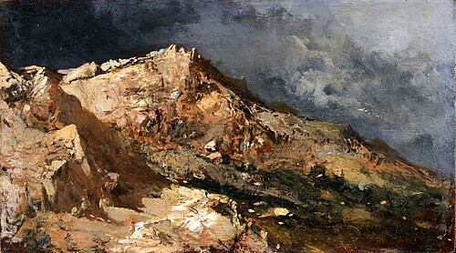 Storm in the Mountains, 1892, Baldomero Galofre