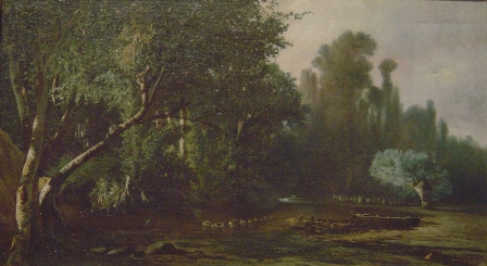 Paisatge amb ànecs, 1871, Baldomero Galofre