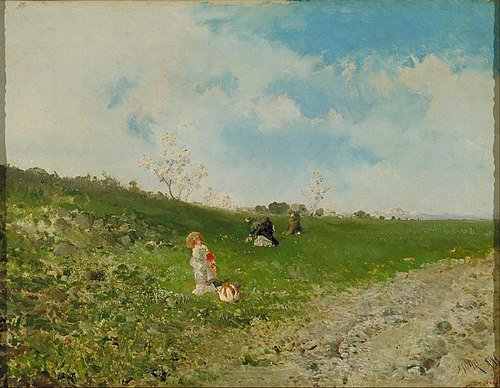 Springtime in Rome, 1879, Baldomero Galofre
