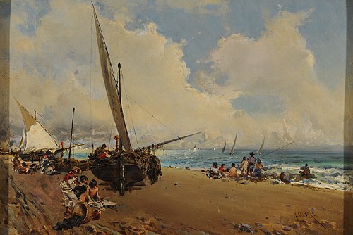 On the Beach, , Baldomero Galofre