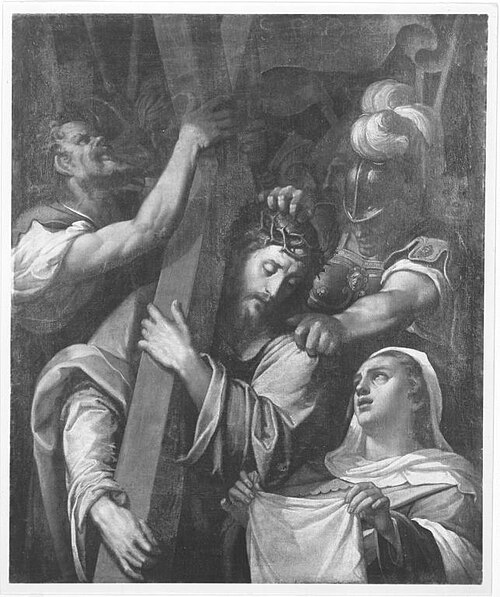 Christ carrying the Cross, 1564, Raffaellino da Reggio