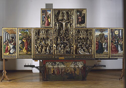 Crucifixion triptych from Pruszcz, , Colijn de Coter