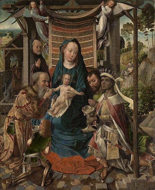 L'Adoration des mages, 1500, Colijn de Coter
