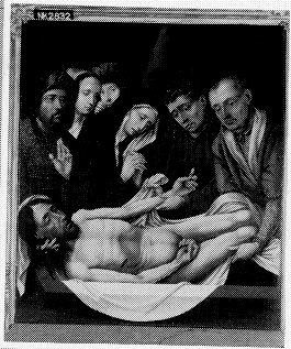 De graflegging van Christus, 1487, Colijn de Coter