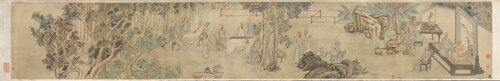 The Ninth Day Literary Gathering at Xing’an [Temporary Retreat], 1743, Fang Shishu
