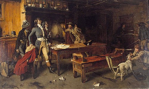 L'alerte, 1884, Évariste Carpentier