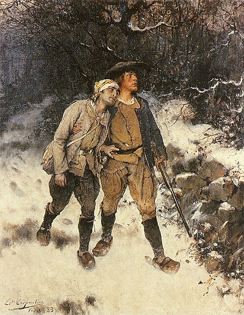Chouans en déroute, 1883, Évariste Carpentier