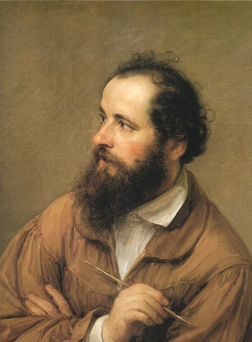 Porträt des Giacomo Trecourt (1812-1882), 1850, Giovanni Carnovali