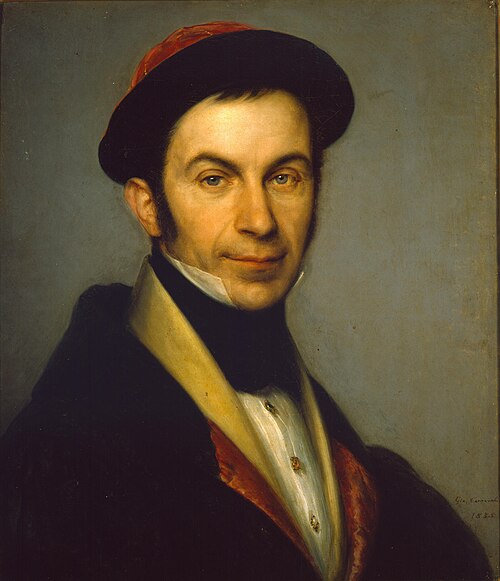 Portrait de Comte Guglielmo Lochis, 1835, Giovanni Carnovali