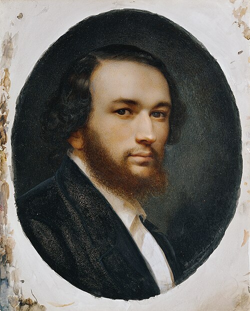 Selbstbildnis, 1842, Georg Martin Ignaz Raab