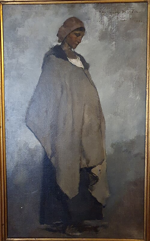 Camponesa de Fointainebeau, 1881, Columbano Bordalo Pinheiro