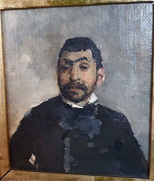 Retrato do pintor António Ramalho, 1885, Columbano Bordalo Pinheiro