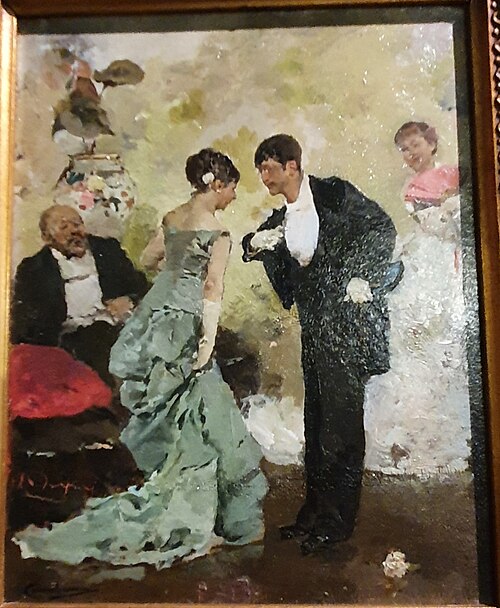 Convite à Valsa, 1880, Columbano Bordalo Pinheiro