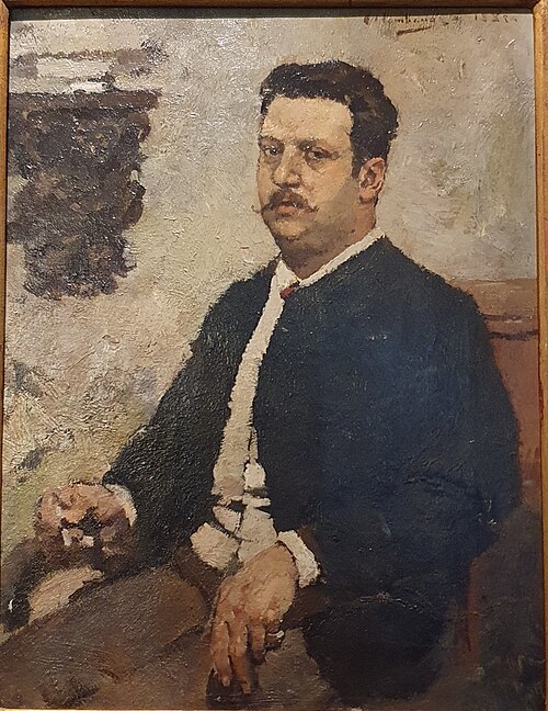 Retrato do Sr. Mena Gomes, 1885, Columbano Bordalo Pinheiro