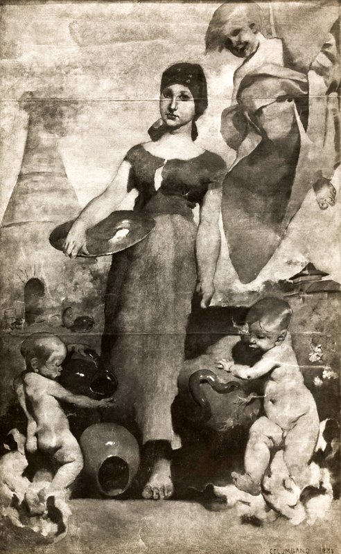 Allegory of Ceramic Painting, 1885, Columbano Bordalo Pinheiro