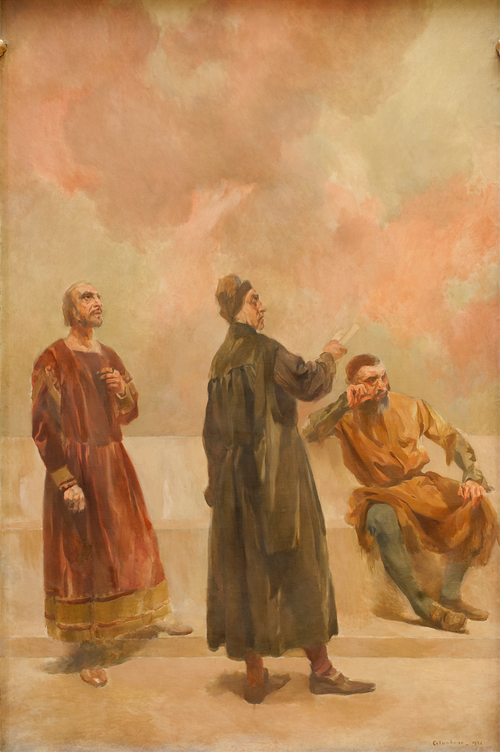 D. Dinis, João das Regras e D. João II, 1926, Columbano Bordalo Pinheiro