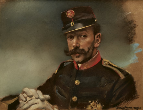 Retrato do Coronel Ribeiro Artur, 1890, Columbano Bordalo Pinheiro