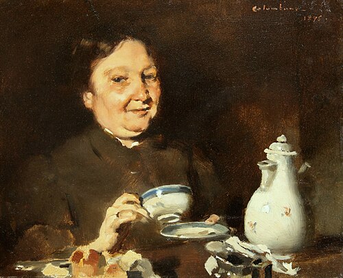 Five o'clock Tea, 1896, Columbano Bordalo Pinheiro