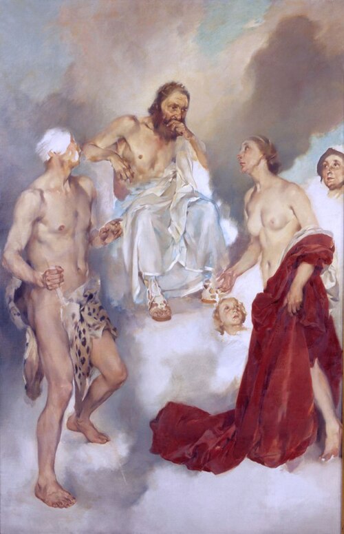 Concílio dos Deuses (Estudo), 1904, Columbano Bordalo Pinheiro