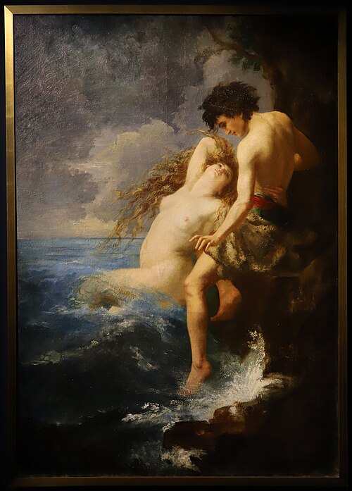 Le pêcheur, 1869, Anaïs Beauvais