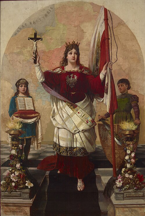 Allegory of Poland, 1886, Stanisław Bieńkiewicz