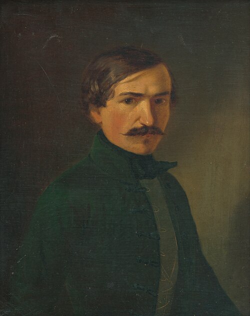 Autoportrait, 1857, Ferenc Klimkovics